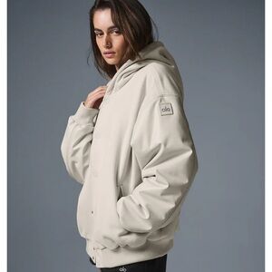 Alo Oversized Cream Hoodie

Select Hooded Bomber Jacket